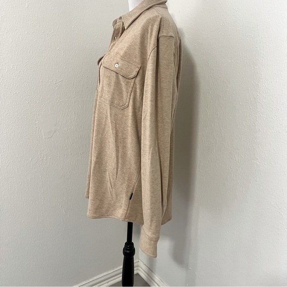 Kenneth Cole Mens Large Techni-Cole Button Up Knit Preppy Pockets Super Soft NWT - Picture 4 of 8